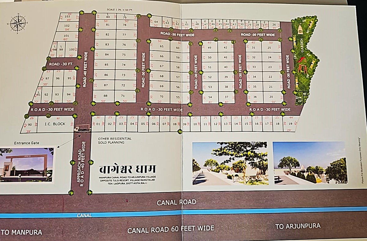 Residential Plot for sale in Kota Bageshwar Dham – Arjunpura Road