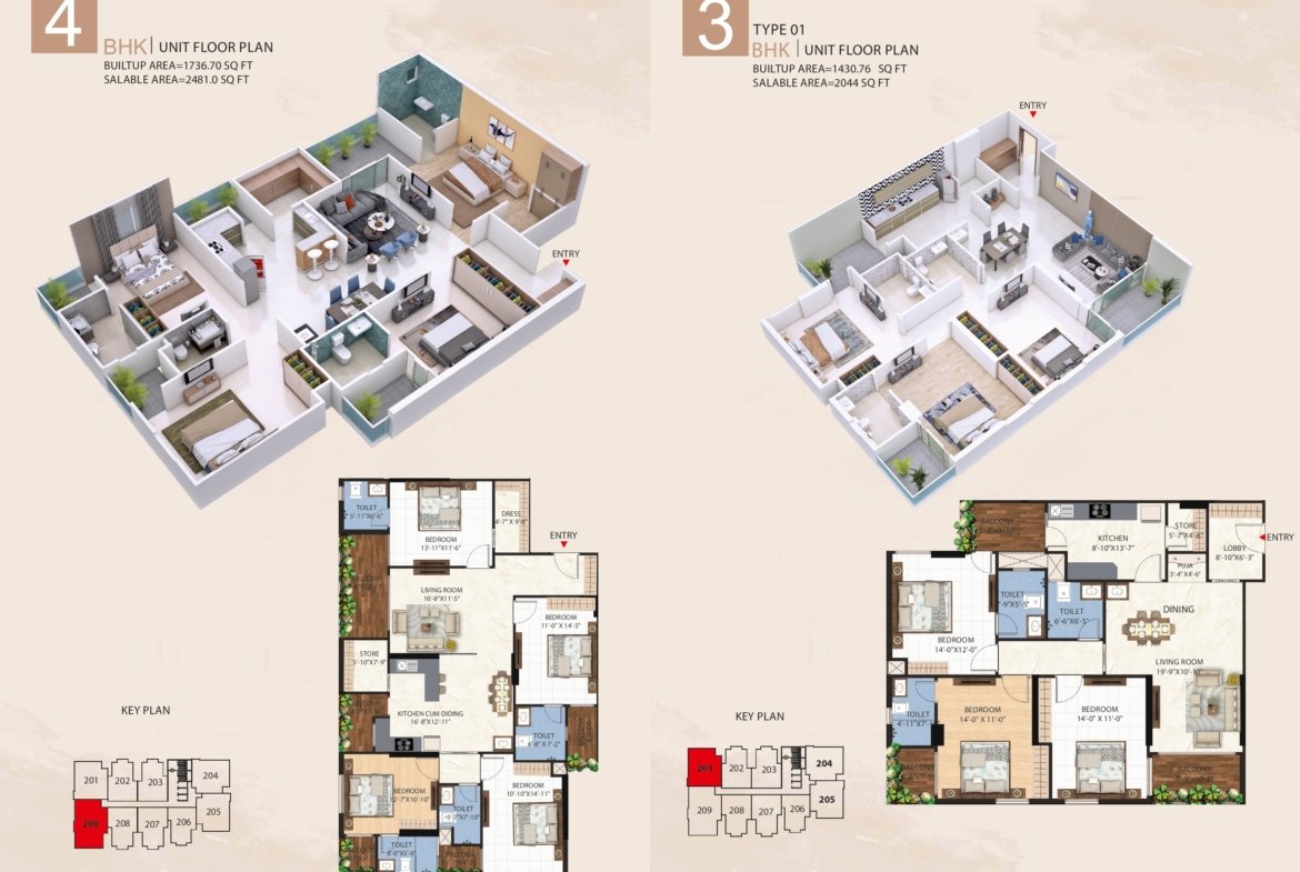 Shubh Ambrosia – Premium 3 & 4 BHK Apartment Project