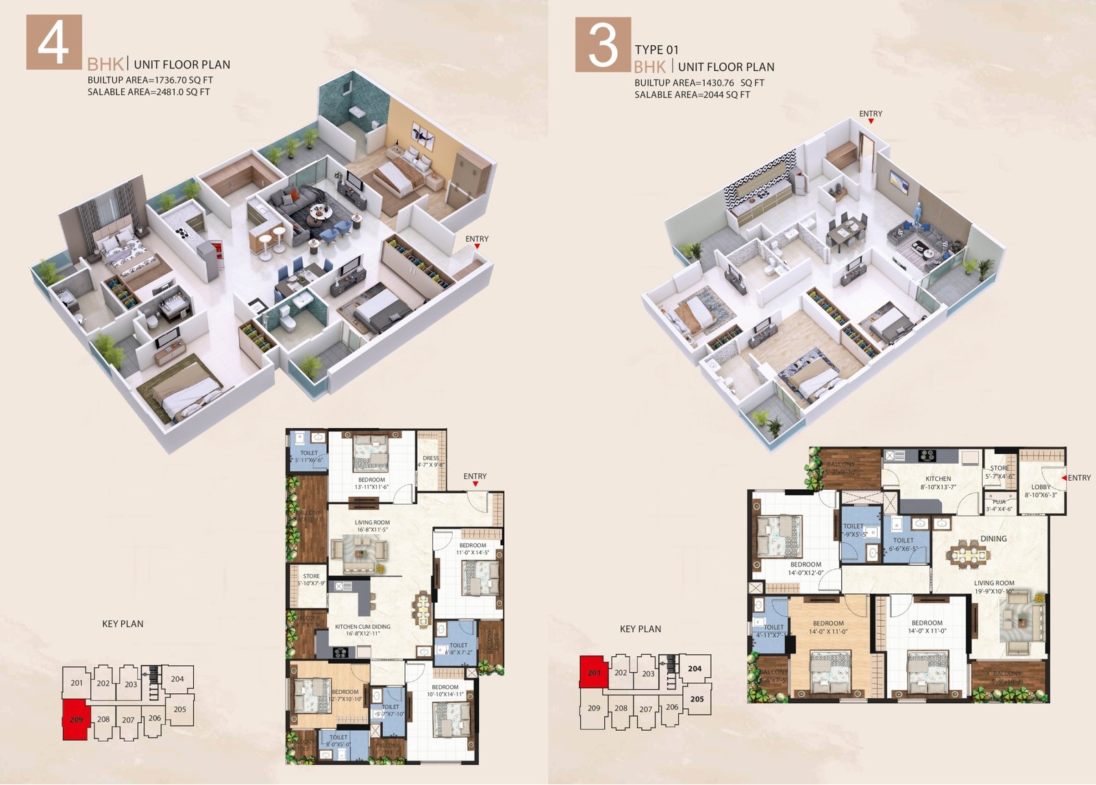Shubh Ambrosia – Premium 3 & 4 BHK Apartment Project