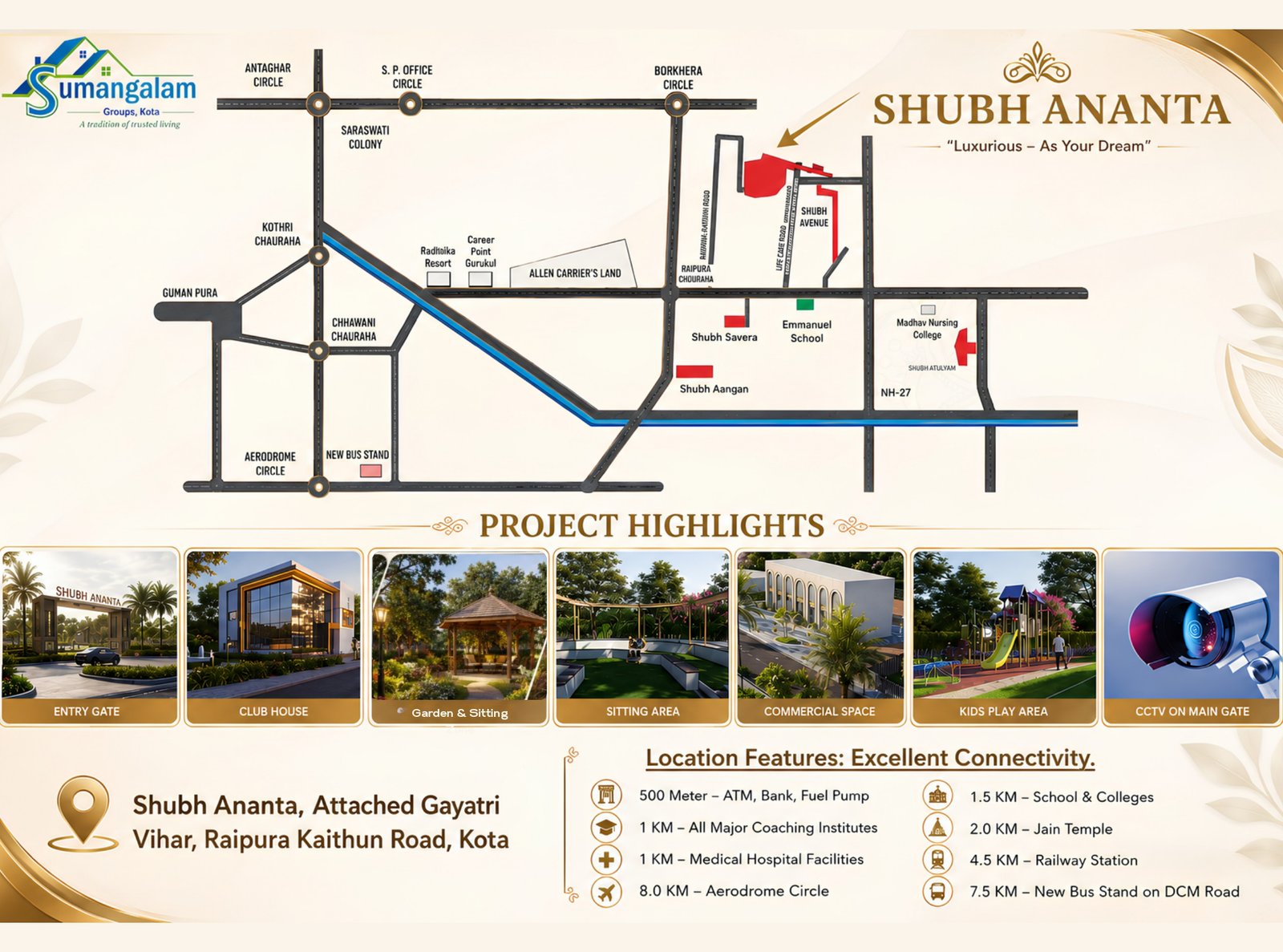 Shubh Ananta – Premium KDA Approved Plots & Township